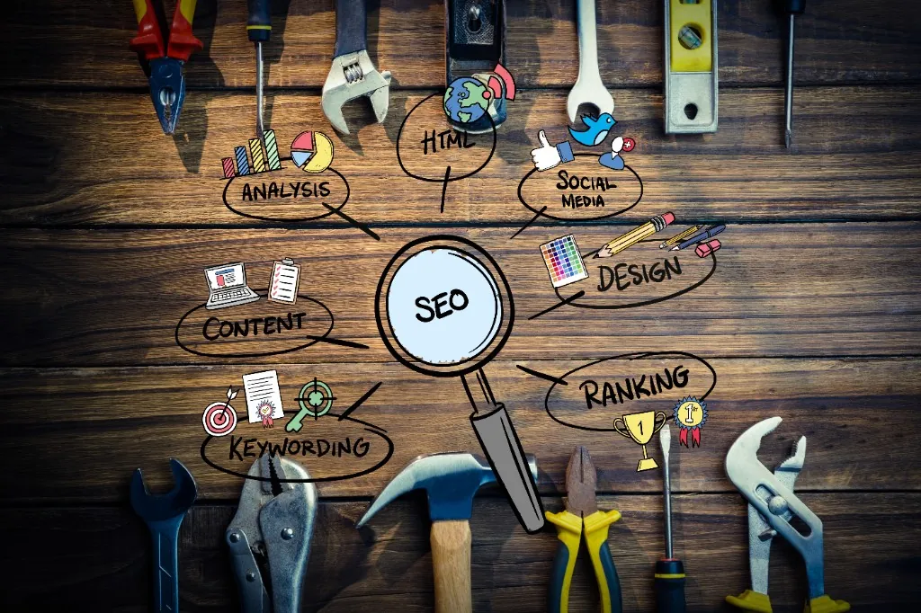 Diagrama de arquitectura web con enlazado interno óptimo para SEO